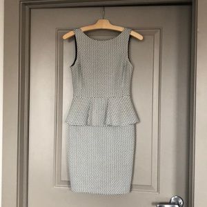 Flattering & elegant banana republic peplum dress